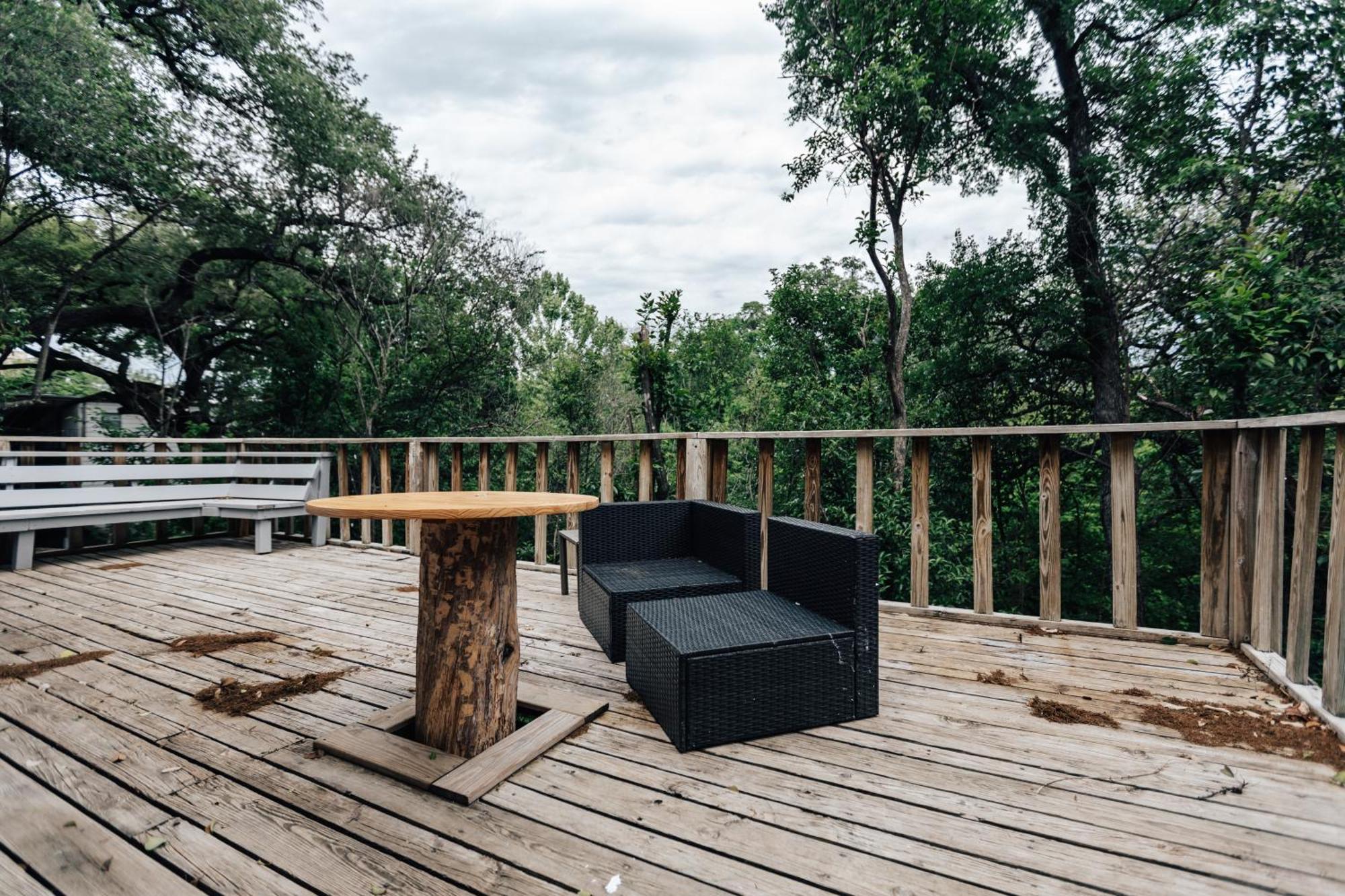 Group Retreat At Charming Twin Treehouses Near Ut Campus 奧斯汀 外观 照片